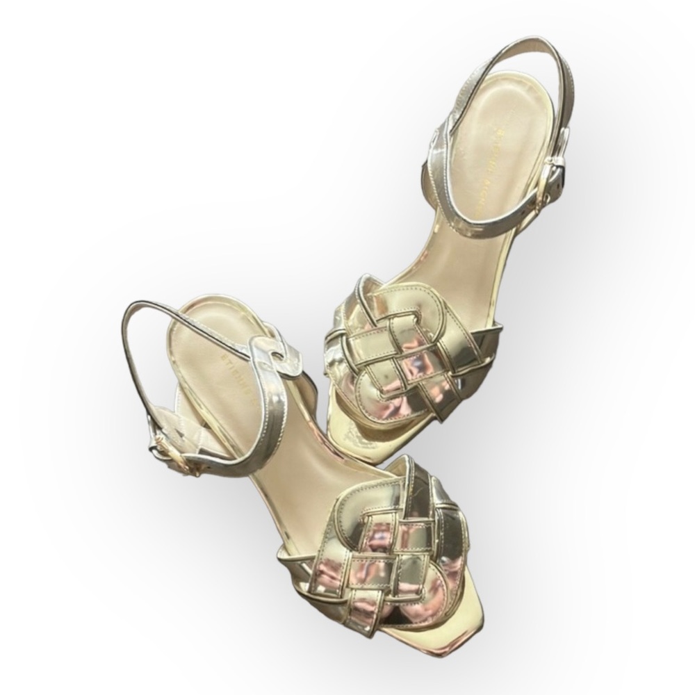 Etienne Aigner Women’s “Ella” gold sandals